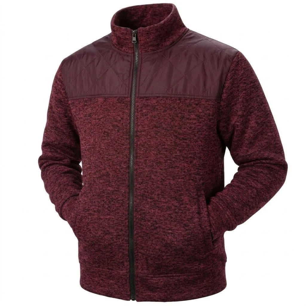 Herbst Herren Sweatshirt-Jacke mit Stehkragen, Slim Fit Cardigan-Mäntel, lässige Sportbekleidung mit Reißverschluss, Outdoor-Trainingsanzug, Herrenbekleidung – Detail 12