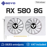 SOYO Graphics Cards Radeon RX580 8G GDDR5 Memory Video Gaming Card PCIE3.0x16 GPU Desktop Computer Components AMD RX 580 8G