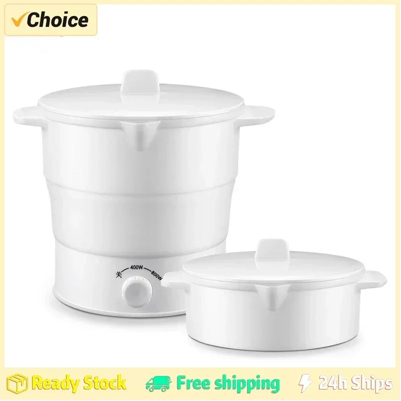 

Multi Portable Foldable Silicone Pot For Travel 110/220V Kettle Electric Cook Hot Pot Water Boiler Camping Folding Electric Pot