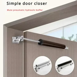 Home Decoration Internal Positioning Automatic Door Closer 90 Degree Adjustment Close Lock Closing. Stop Buffer Assistful