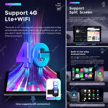 Navifly 9吋 2K QLED 8核心 8+256G 無線 CarPlay 安卓車用收音機音訊播放器,適用於BMW X3 E83 2004-2012,附 GPS 2din 車用收音機 6 最佳銷售 BMWX3 E83安卓 - №2