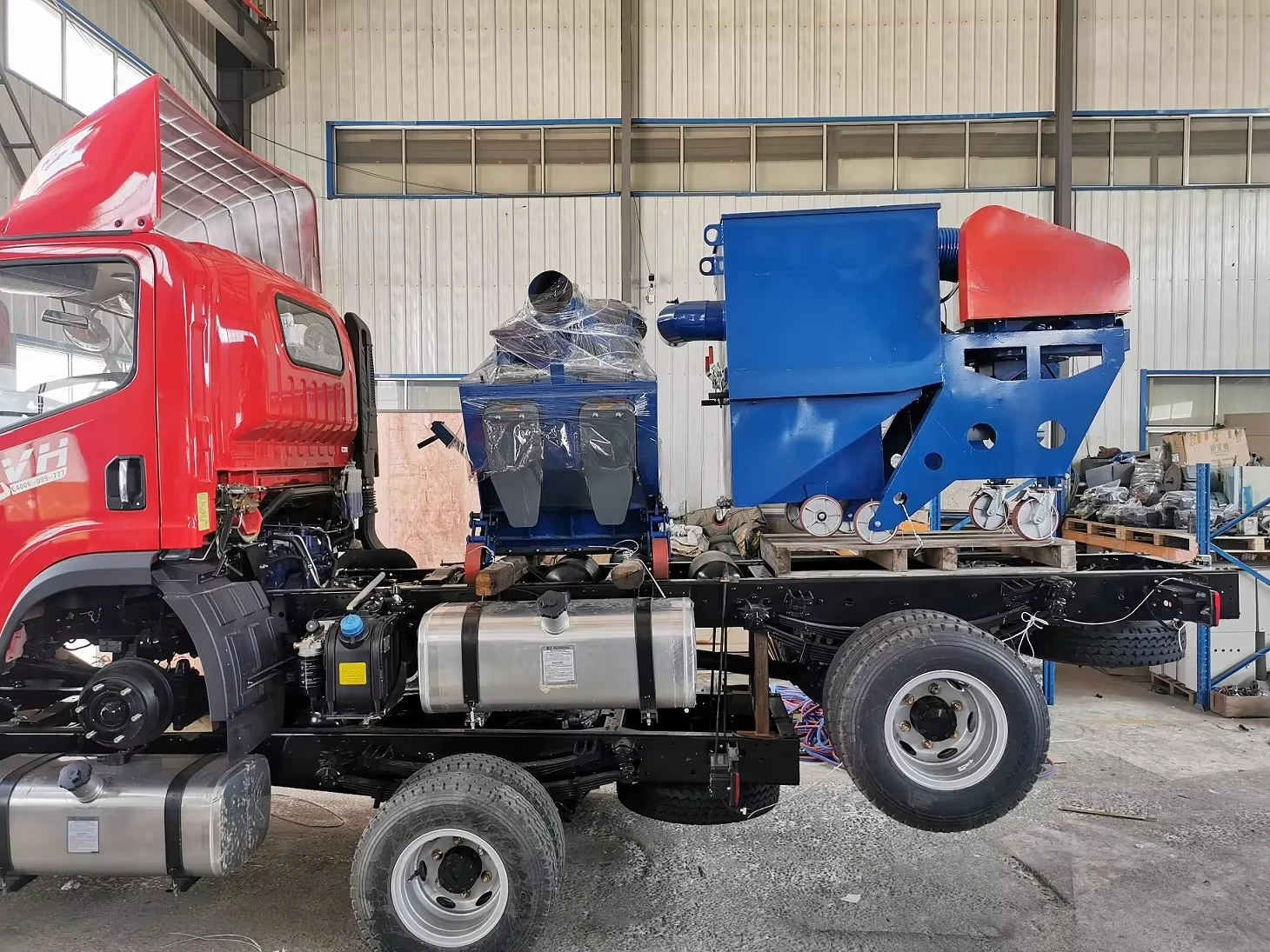 Hot Selling Vertical Shot Blasting Machine Concrete Road /Steel Plate Cleaning Shot Blasting Machine for Flooring