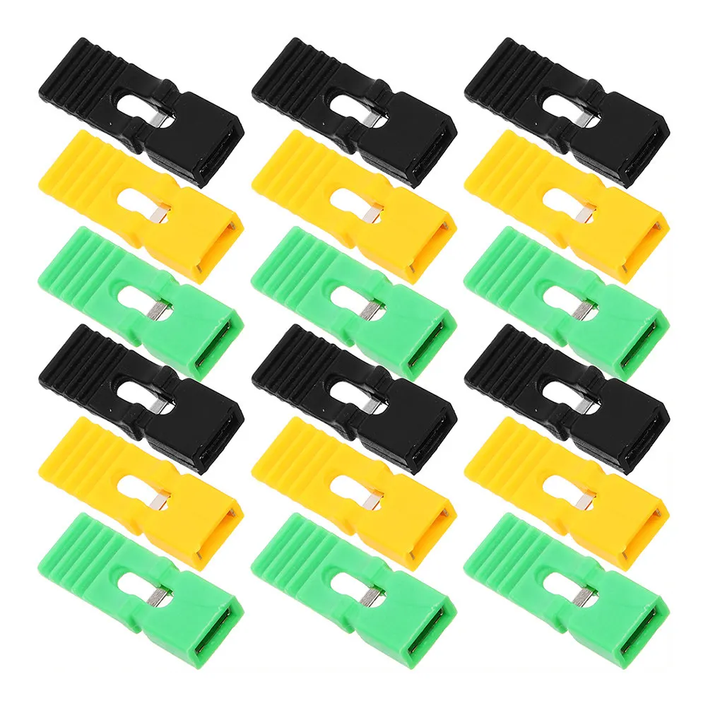 30Pcs Short Circuit Jumper Caps Shunts for Hard Drive Dvd Cd Drive Circuit Board Repair Kit DIY Projects Pin Header 54Mm Pitch