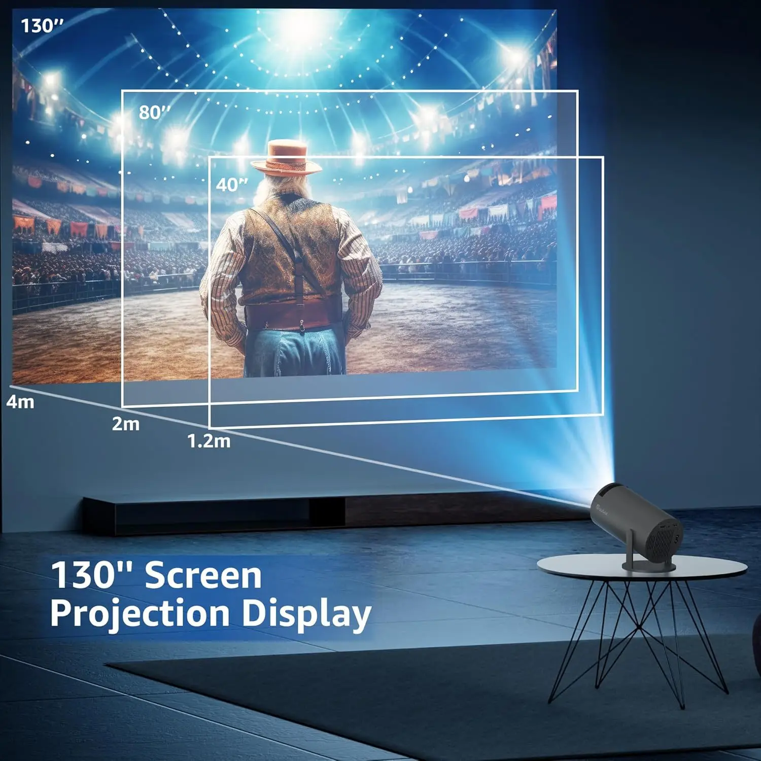 2025 suporte hdmi 100ansi fy300 projetor 4k nativo 480p duplo wifi6 bt5.0 cinema ao ar livre projetor portátil atualizado novo