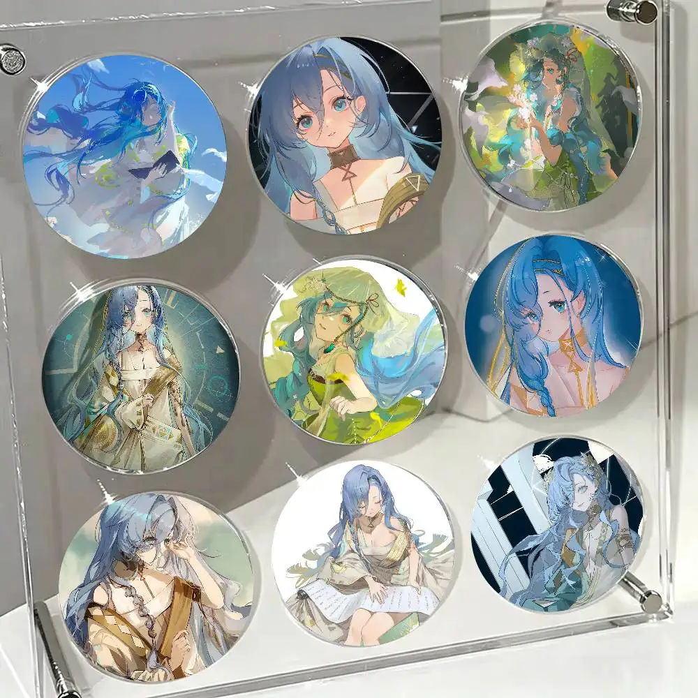 37 Animated Game R-Reverse 1999 Badge Tinplate Meme Round Brooch For Hat Bag Creative Lapel Jewelry Accessories Gifts
