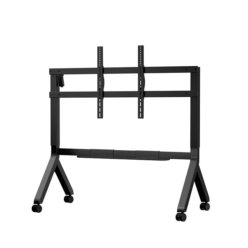 Remote control electric lifting display bracket, TV bracket, removable office meeting room bracket