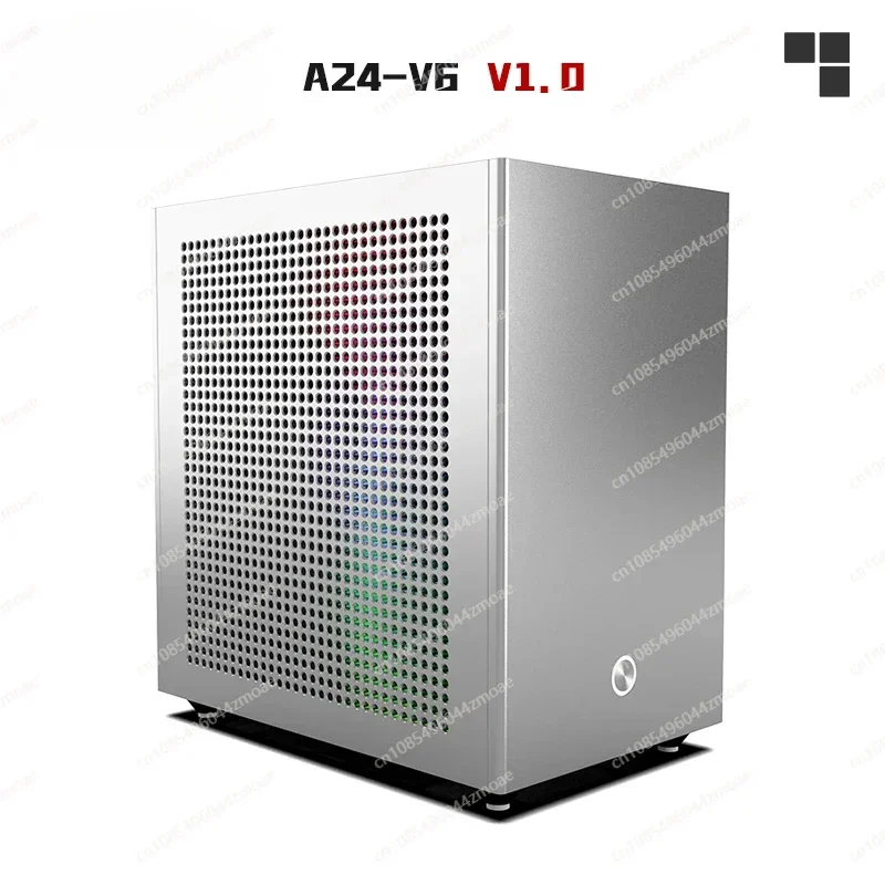 A24-V6 1.0 dual-slot semi-high single display 1u power supply itx chassis 5.38 liters