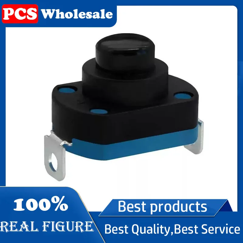 KAN-J2 Button Switch Hair Dryer Hot/Cold Button Switch Two-Pole Self-locking/Reset Button Switch 10 (3)A 250V T85