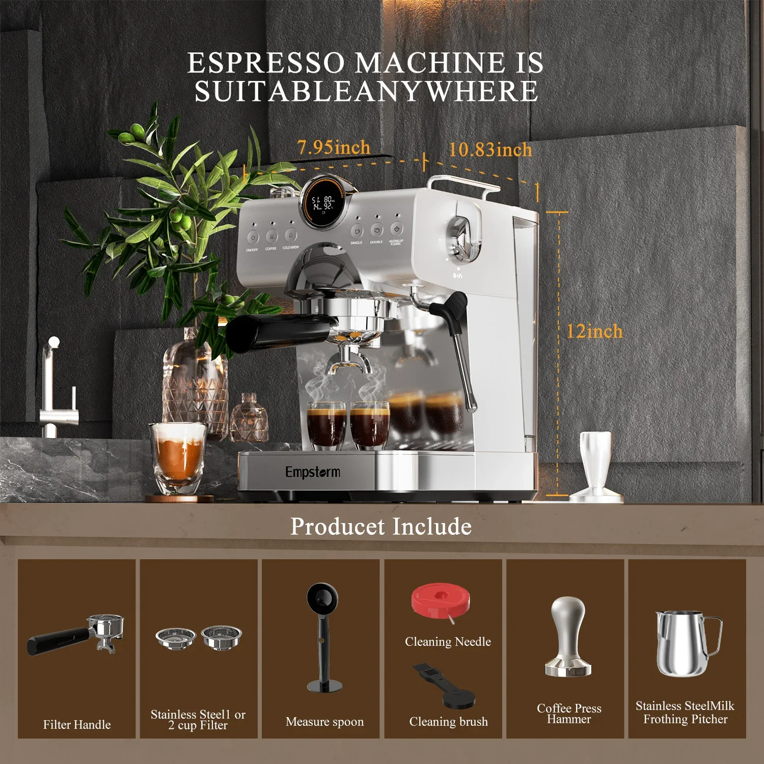 Empstorm Wholesale Retail Available Now Professional Extraction Machine Electric 120v Cold Brew Coffee Machine For Household