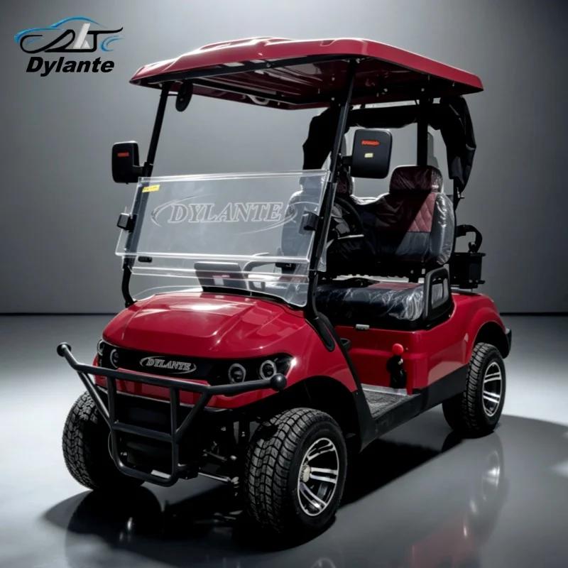 Brand New Street Legal Custom Electric Hunting Buggy Luxury 4 2 Seater Lifted Personal Solar Panel Electric Golf Carts
