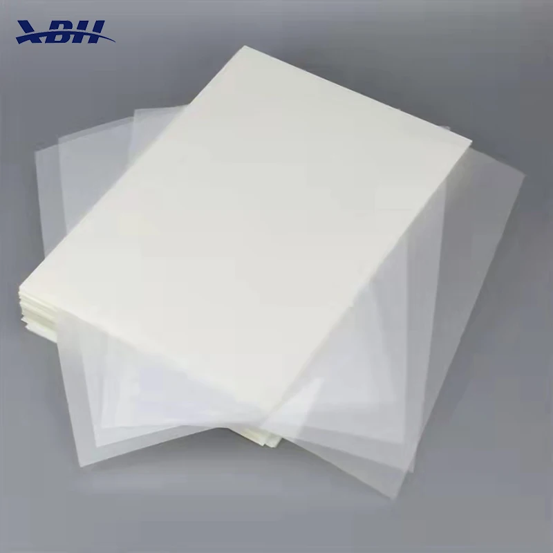 BHUNITY A4 Size 100 Sheets Double-sided PET film Transfer Paper for Sublimation and DTF Inkjet Printer