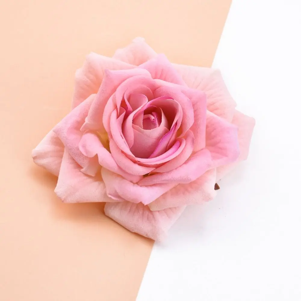 

10CM Silk Roses Head DIY Real Touch Artificial Roses Flowers Non-Fading Handmade Fake Flowers Indoor Outdoor Decoration