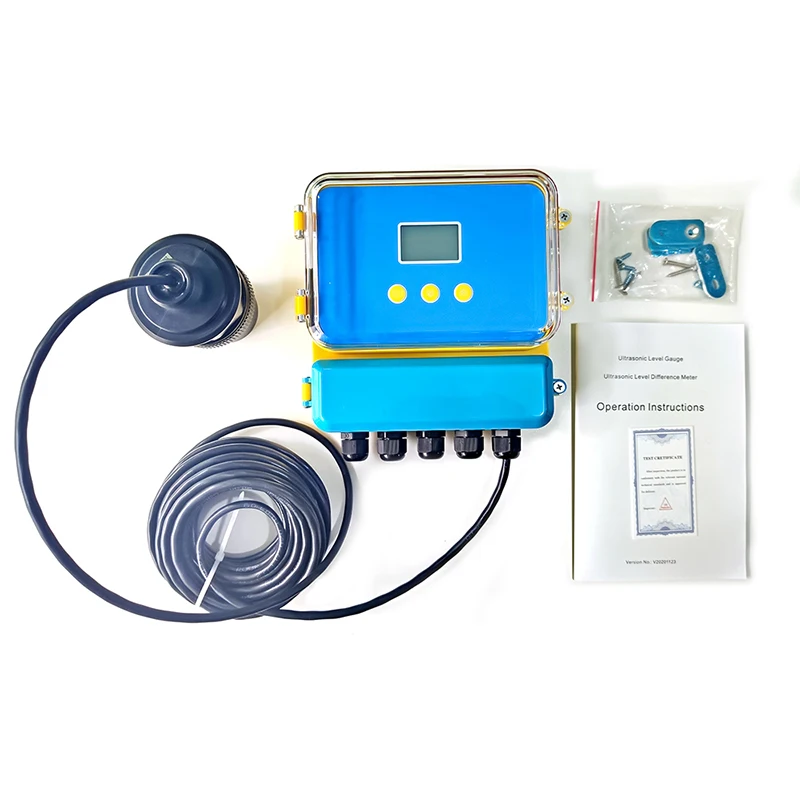 Enhanced Seperately-Type Ultrasonic Liquid Level Meter 4-20mA RS485(Optional) Fuel Water Sensor Non-Contact Transmitter