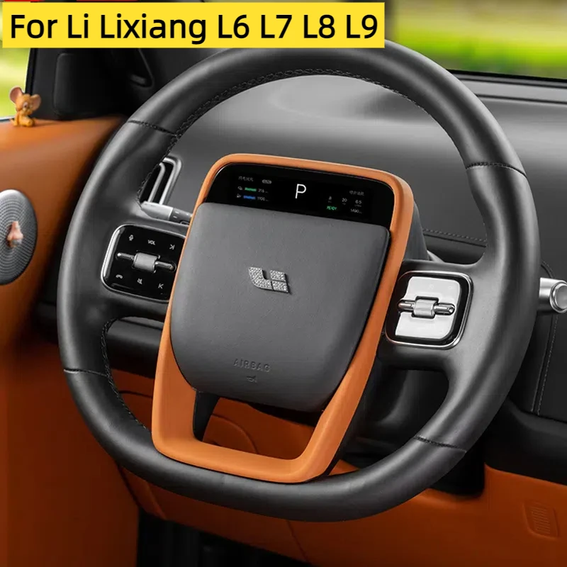 

For Li Lixiang L6 L7 L8 L9 Car Styling Steering Wheel Decorative Frame Steering Wheel Scratch Resistant Sticker Auto Accessories