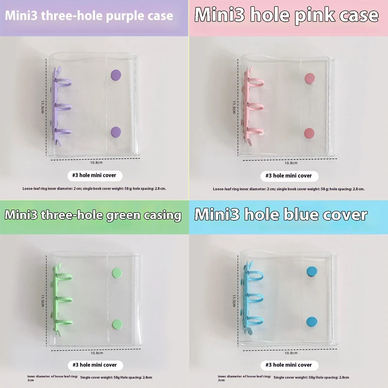 {MX} كتاب تخزين فني للأظافر الشفاف DIY نصائح أظافر وهمية ألبوم بسيط مشبك مزدوج 3 فتحات لوحة عرض مشبك البطاقات