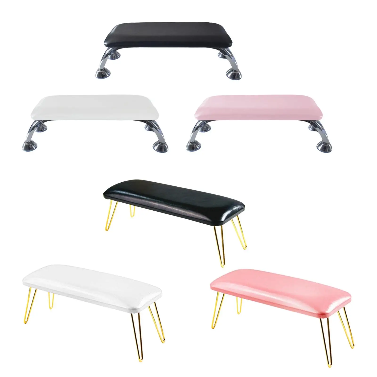 

Nail Arm Rest PU Leather Non Slip Manicure Hand Rest for Nail Techs Use