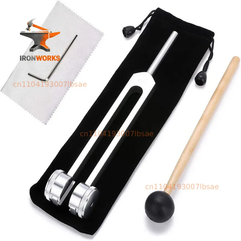 Tuning Fork for Healing Repair Reliever Stress & Healing Musical Instrument with Silicone Hammer Tuning Fork