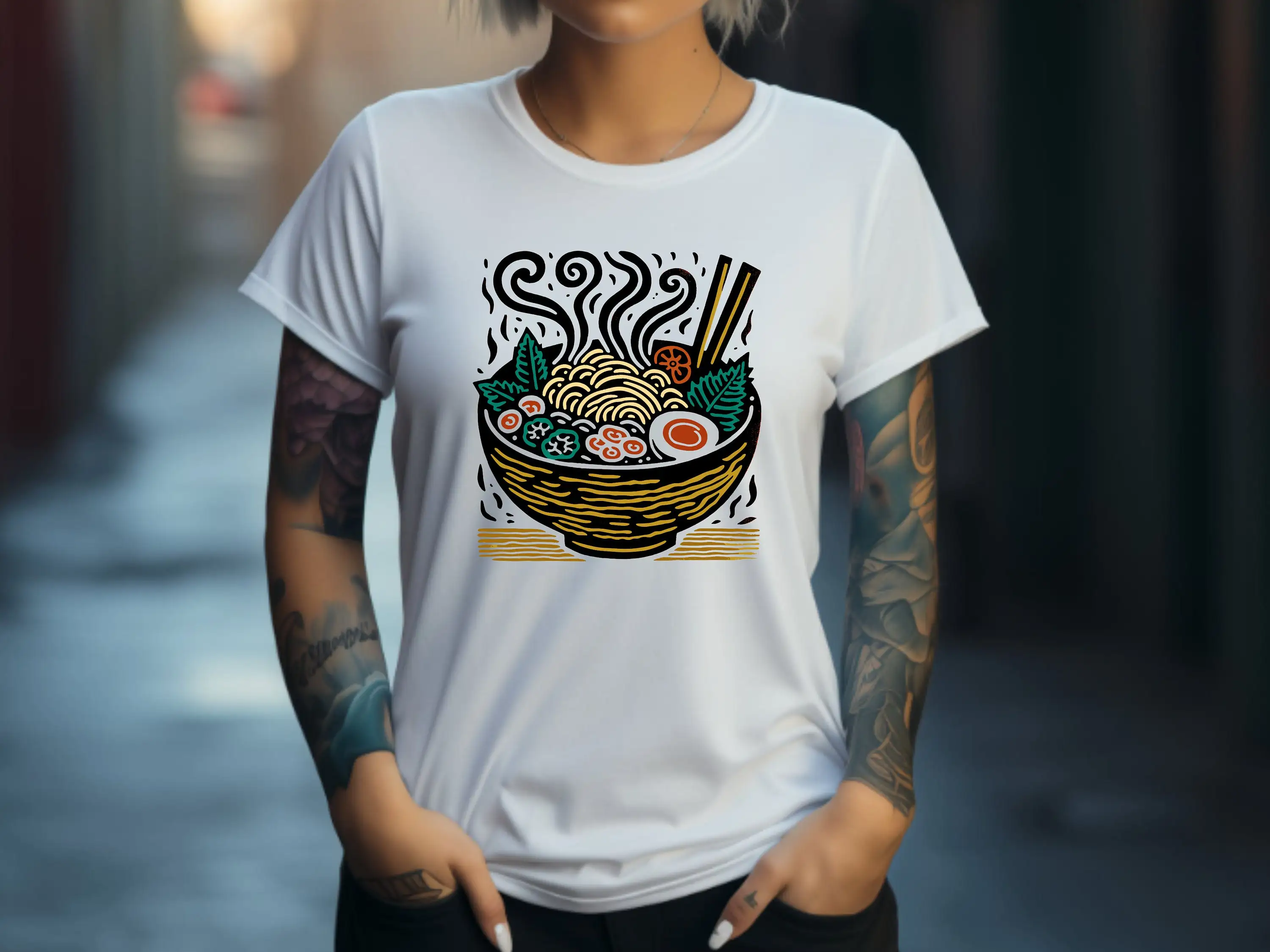 Ramen T Shirt Noodle Foodie Food Lover Asian Cuisine