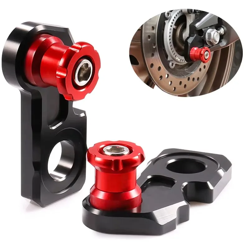 CNC Rear Swingarm Spool Slider Chain Adjuster Block Screws for Honda CB650R Motorcycle Repair Spare Hardware Accessories