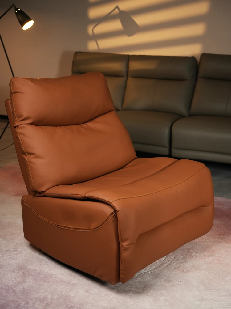 Electric sofa lazy space single rocking chair rotary storage can lie and sleep single chair.