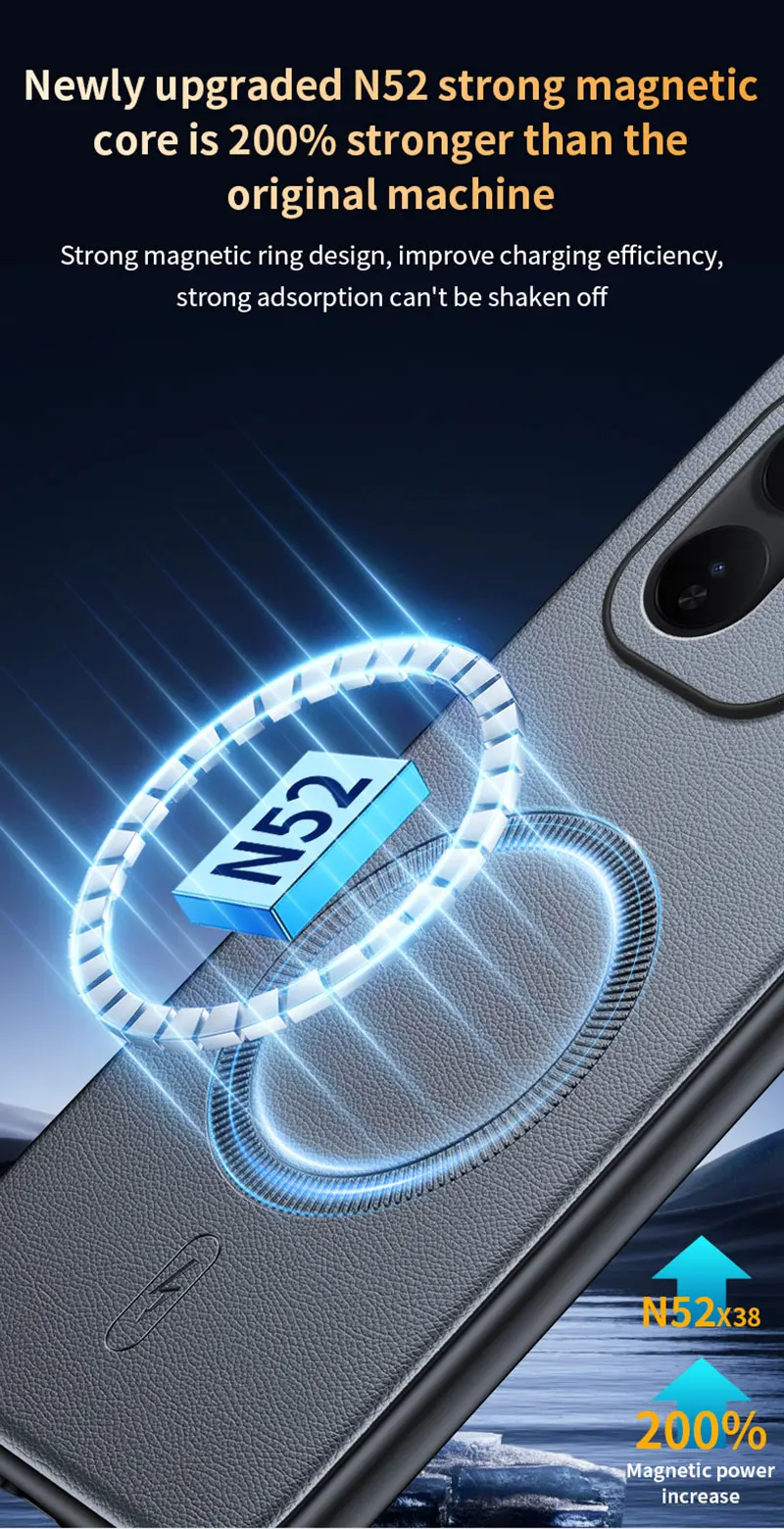 Für IQOO Z11 Hülle Magnetische Leder-Schutzhülle Für VIVO IQOO Z11 Anti-Fingerabdruck Rutschfest PC+TPU – Detail 9