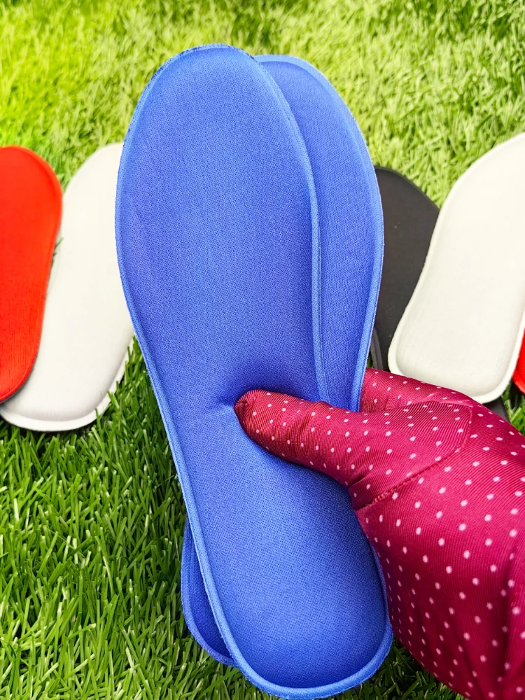 Memory-Schaum-Einlegesohlen, atmungsaktiv, absorbierender Bogen, weich, bequem, sportliche Einlegesohle, Stoß-Sportschuhe, Polsterung, Schmerzlinderung, Schuhpolster – Detail 1