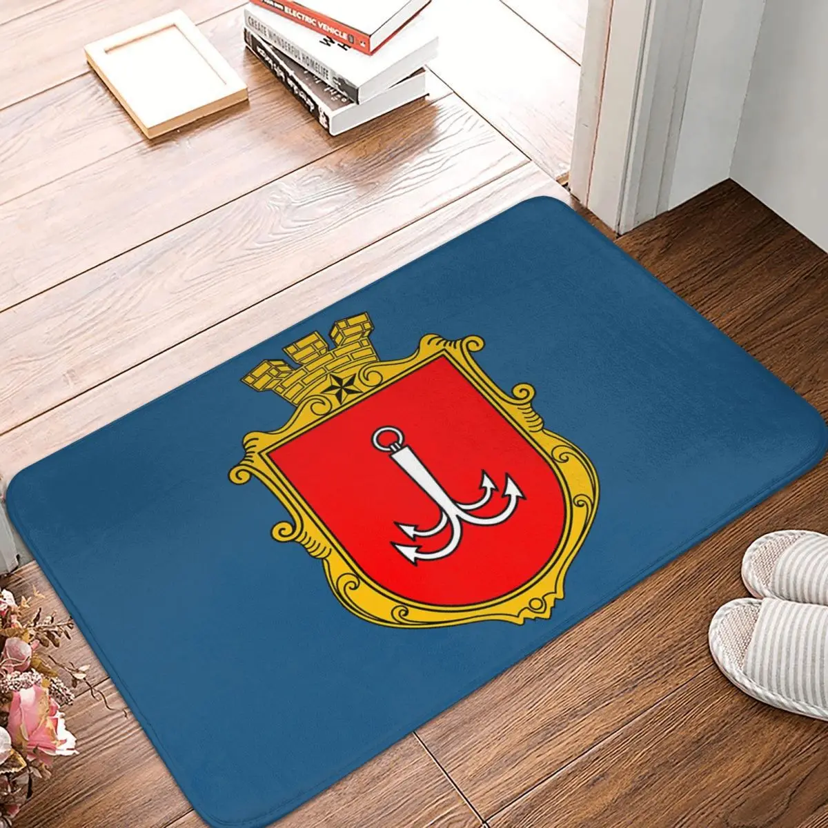 Coat Of Arms Of Odessa,Ukraine Anti-slip Doormat Floor Mat Carpet Rug for Kitchen Entrance Home Bathroom Living room Footpad Mat