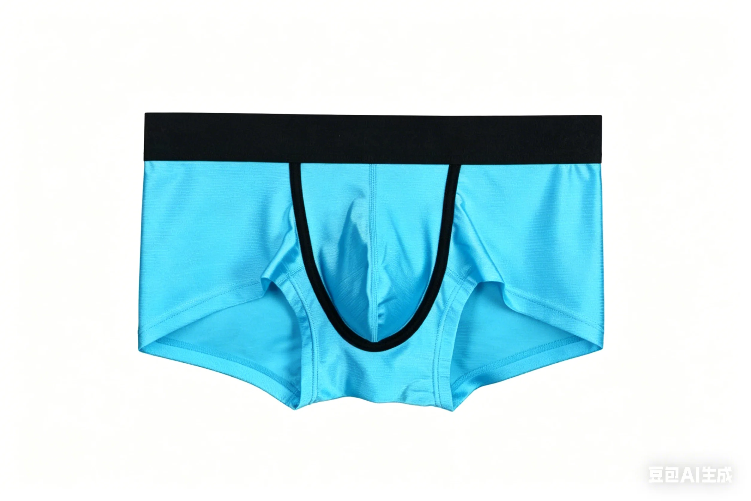 

Shiny Microfiber Boxer Briefs for Men Low-Rise Contrast Pouch Underwear Teenager Sexy U Pouch Boxy Shorts Glossy Daily Underpant