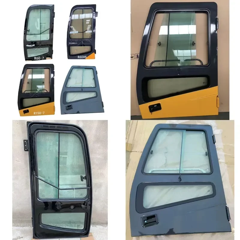 

2026 HOT 2026 HOT Wholesale R215-7 Excavator Cab Door Excavator Cabin Glass Door Assembly R150-7 60-7 80-7 65VS Cab Door for