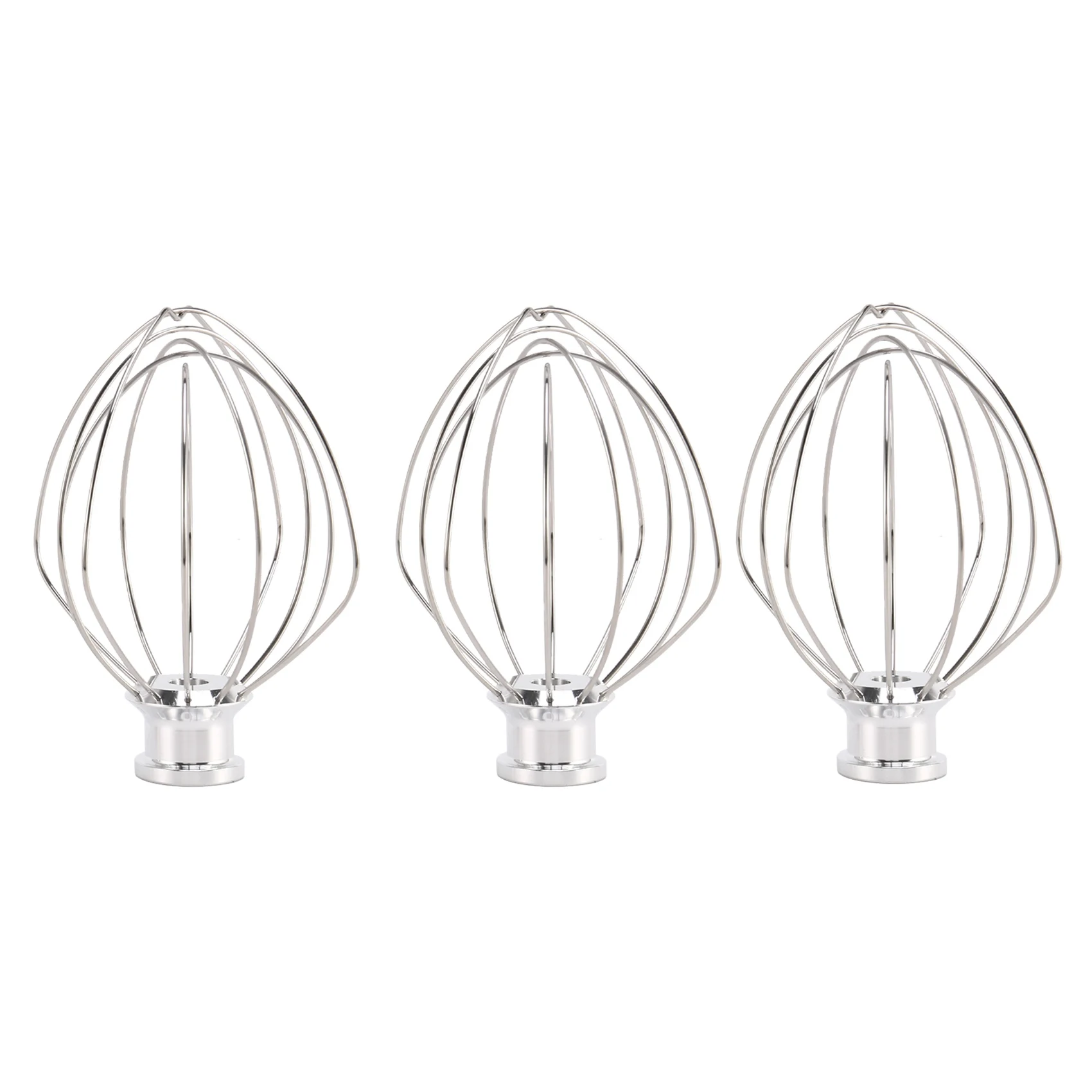 

3PCS Whisk Replacement Attachment for KitchenAid Tilt-Head Stand Mixer, K45WW Wire Whip Beater for Egg Heavy Cream