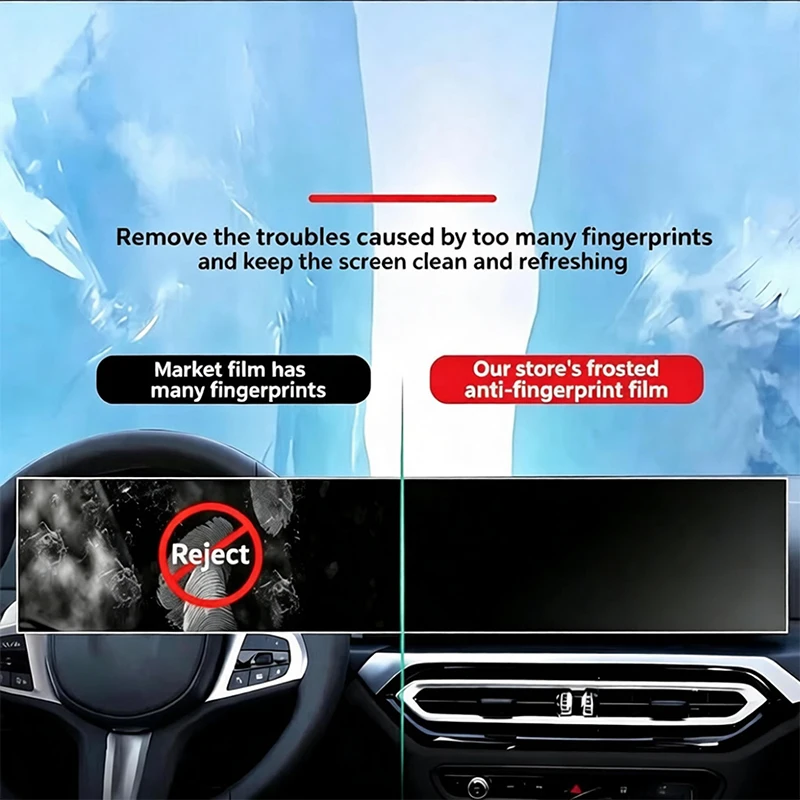 Matte anti glare protective film for Li Auto L7 L8 L9 i6 i8, suitable for GPS screens and reinforced glass LCD screens - interio