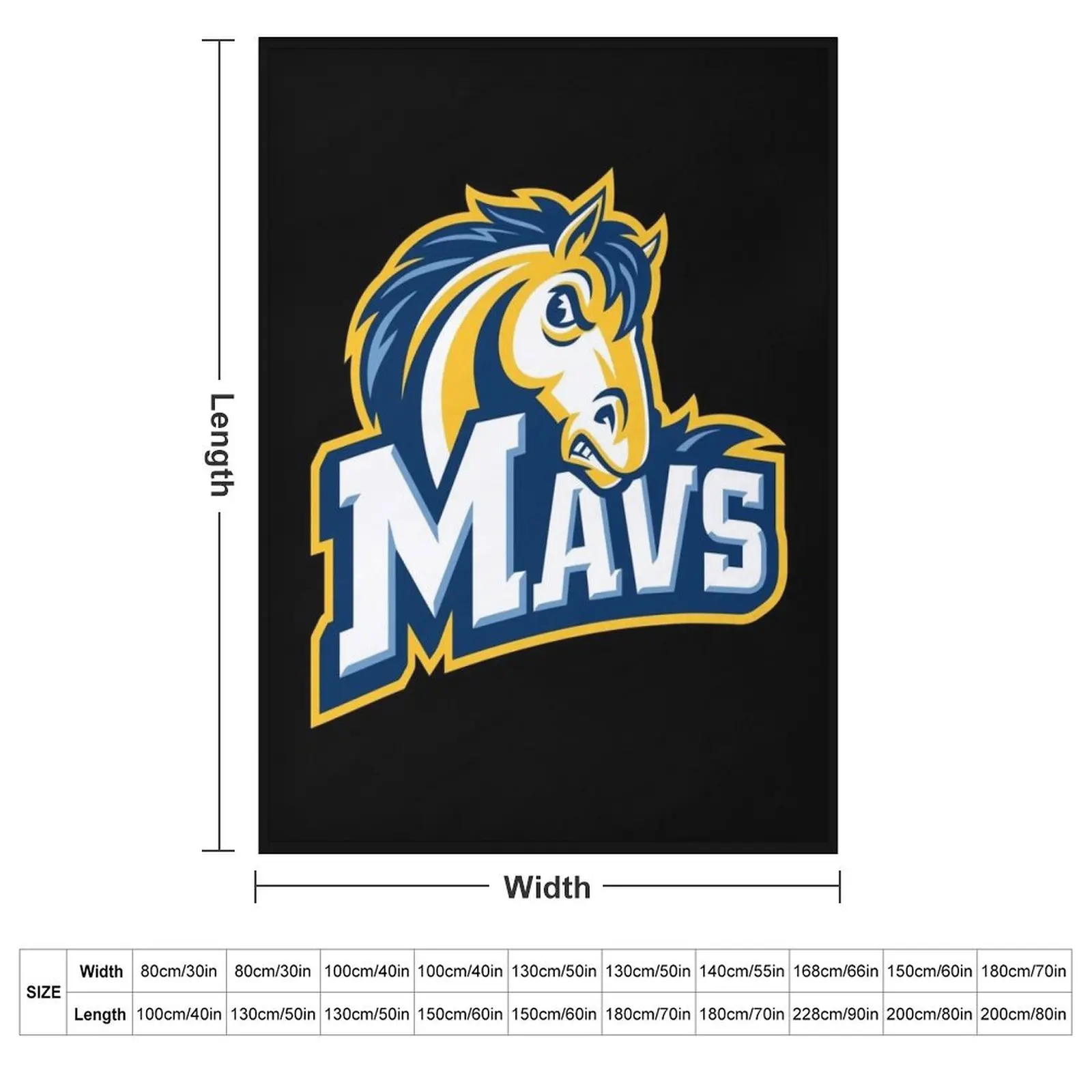 Medaille mavericks Throw Blanket