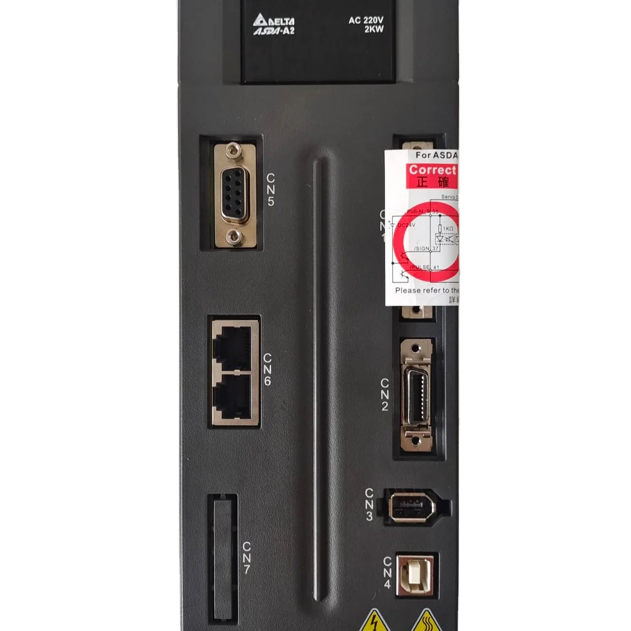 

DELTA ASD-A2-2023-M AC Servo Motor Driver Durable Original Servo Drive for Bag Makine Machine