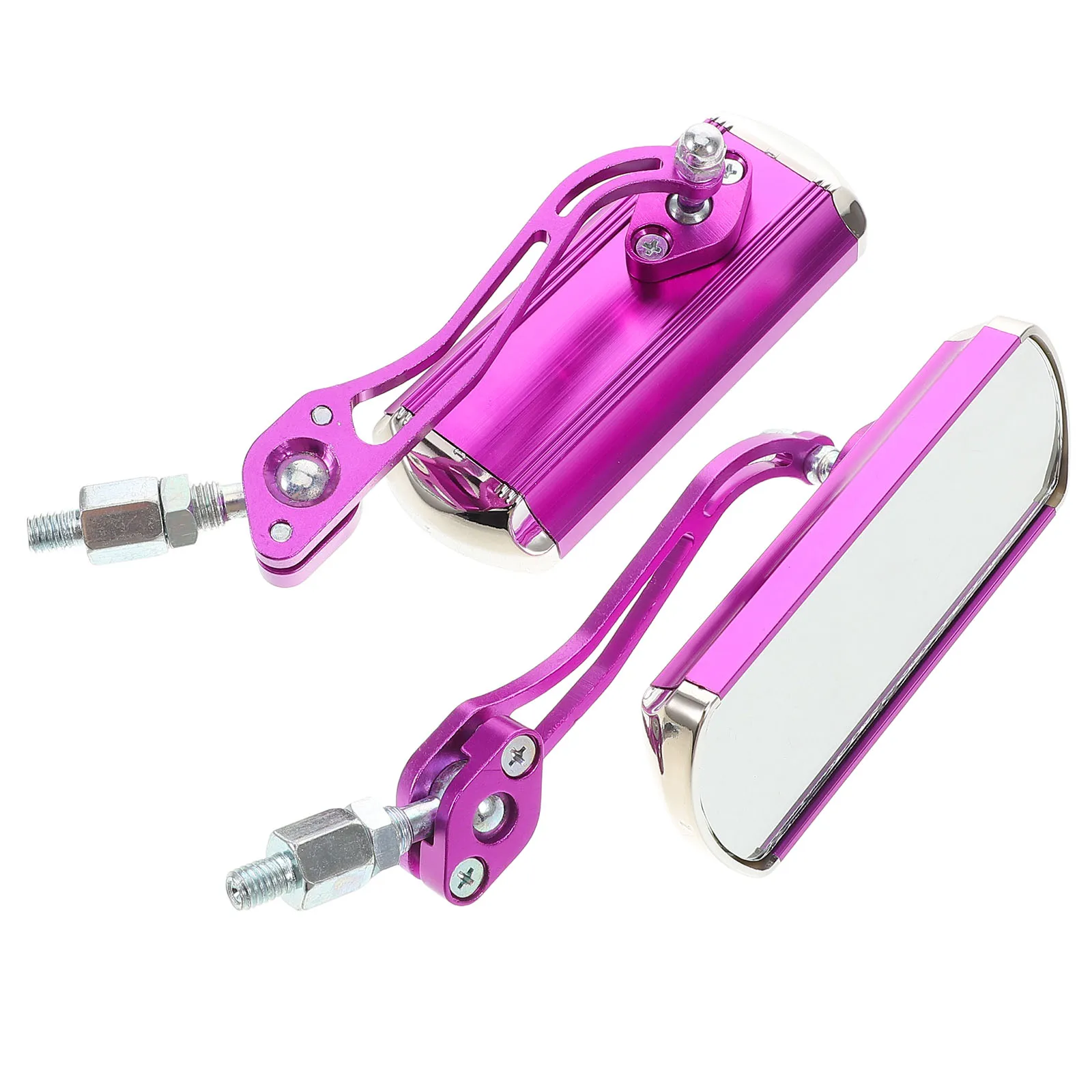 

2pcs Universal Bicycle Mirrors For Electric Scooters Motorcycles Rear View Mirror Clear Visibility Durable Adjustable Easy