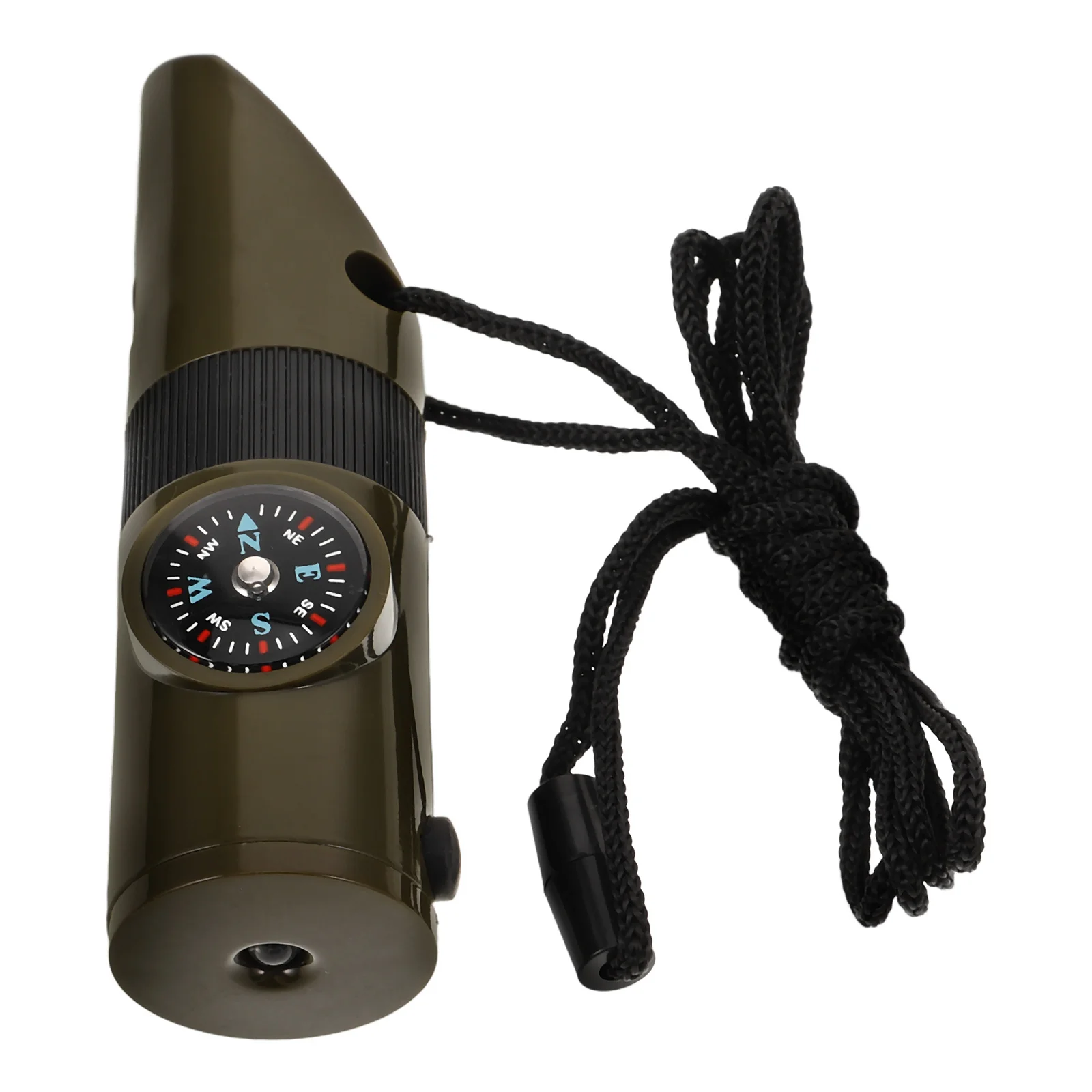 متعددة الوظائف صافرة الطوارئ التخييم في الهواء الطلق بقاء توفير البوصلة ميزان الحرارة عالية ديسيبل المحمولة المشي لمسافات طويلة