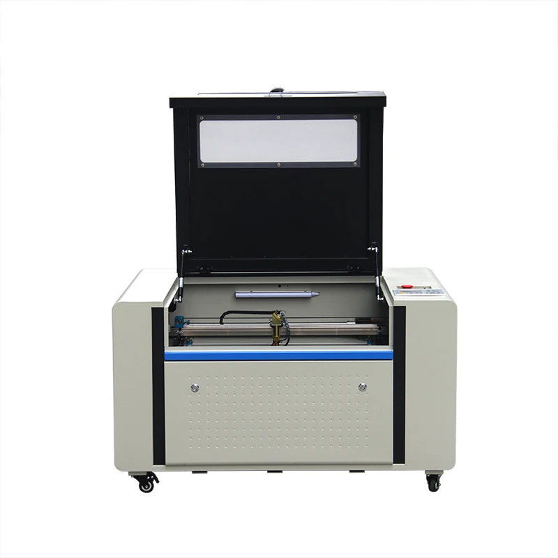 Mesin Pengukir dan Pemotong Co2 Presisi Tinggi 4060 6090 100w Cnc untuk Akrilik Plastik