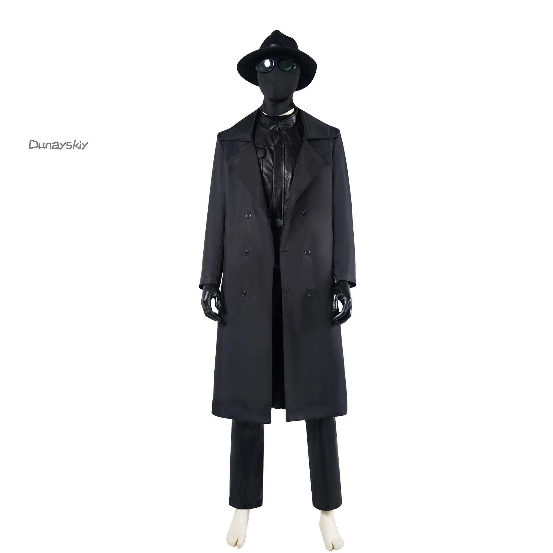 

Noir Spiderrr Cosplay Anime Black Mask Cosplay Hat Uniform Suit Halloween Masquerade Party Costume Props For Men