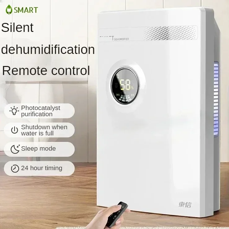 Indoor Household Dehumidifier for Dry Bedroom, Basement Moisture Absorber.