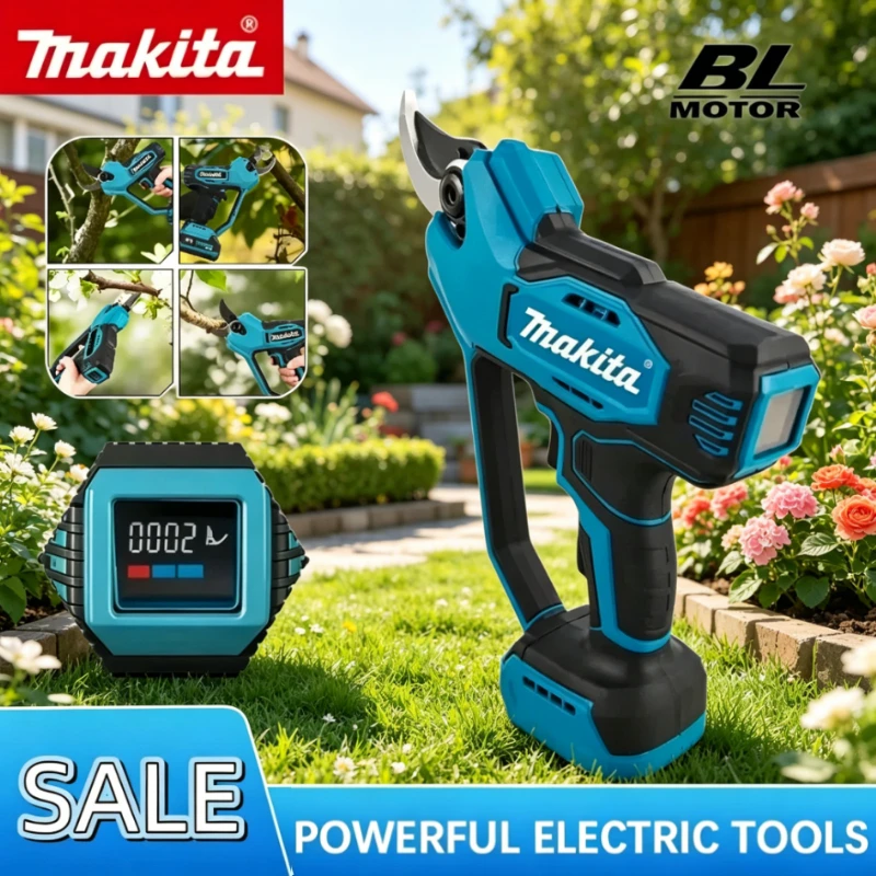 makita-brushless-pruning-shears-cordless-electric-branch-pruner-scissors-high-power-cutter-power-tool-for-makita-battery