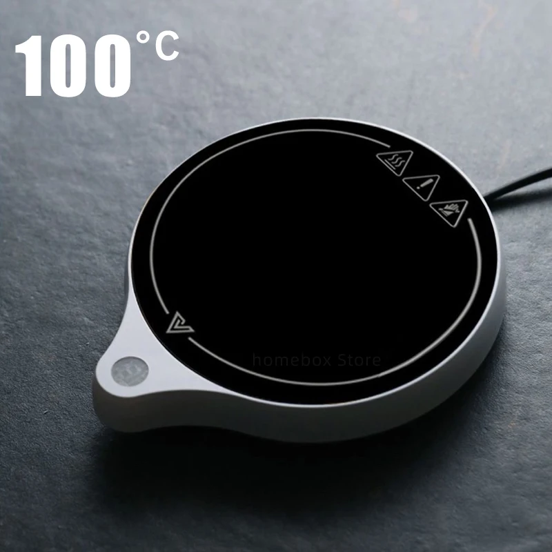 200W Mug Warmer Cup Heater 100°C Hot Tea Maker Warmer Coaster 5 Gear Cup Heaters Coffee Milk Tea Heating Pad 110V/220V