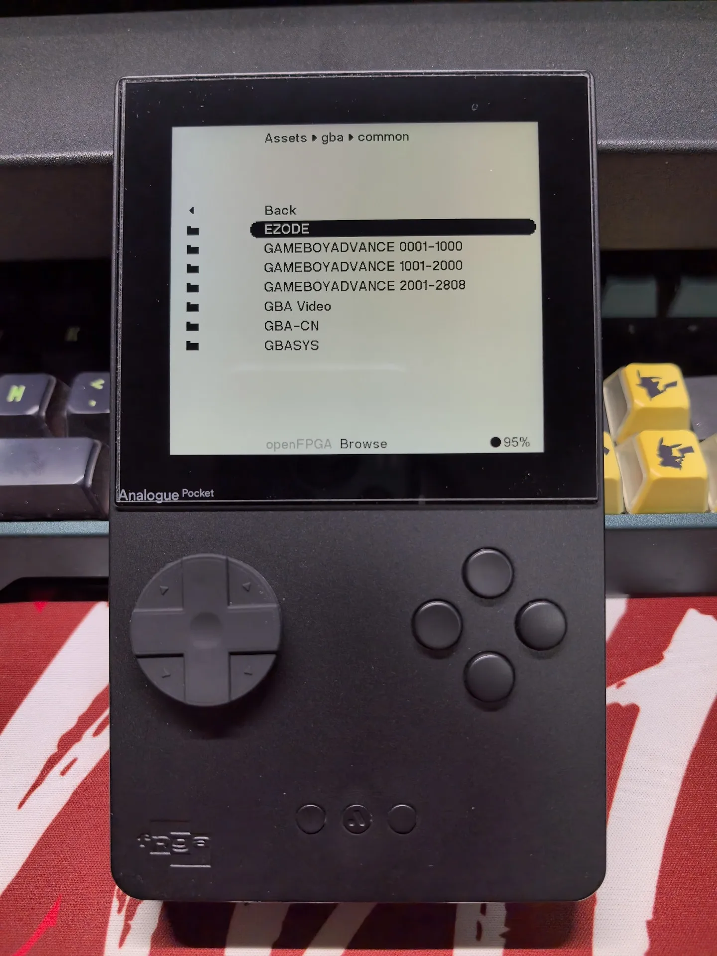 Analogue Pocket Plug & Play Game Card (128GB) - Preloaded OS 2.5