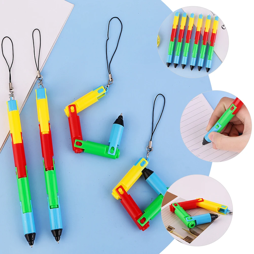 

Flexible Deformable Ballpoint Pen Foldable Student Writing Pen Lightweight Plastic Pen 20Pcs