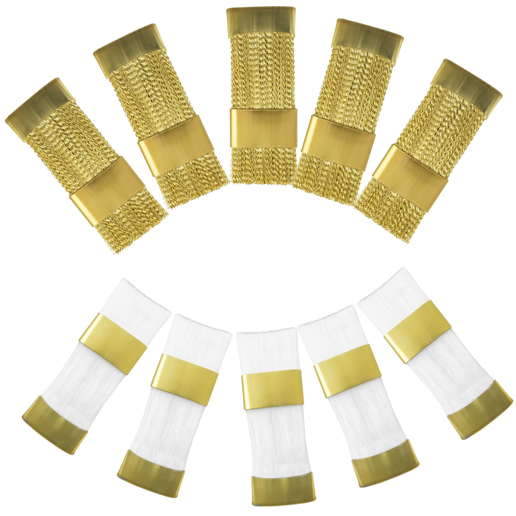 1Pcs Elektrische Nagel Bohrer Reinigung Pinsel Goldene Tragbare Für Elektrische Maniküre Bohrer Kupfer Draht Bohrer Brusher Reiniger Werkzeuge