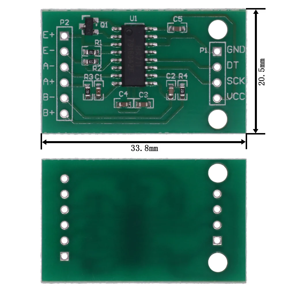 Imagem -06 - Sensores de Peso de Células de Carga Humanas Módulo Hx711 ad Célula de Carga Corporal Sensor de Pesagem 50kg Peças