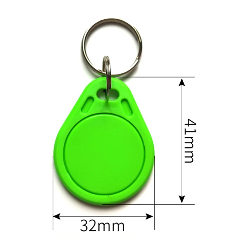 100 pçs/lote UID Mutável 13.56MHz Gravável HF ISO14443A IC Tag Keyfob Chinês Magia Porta Traseira Cartão de Comando