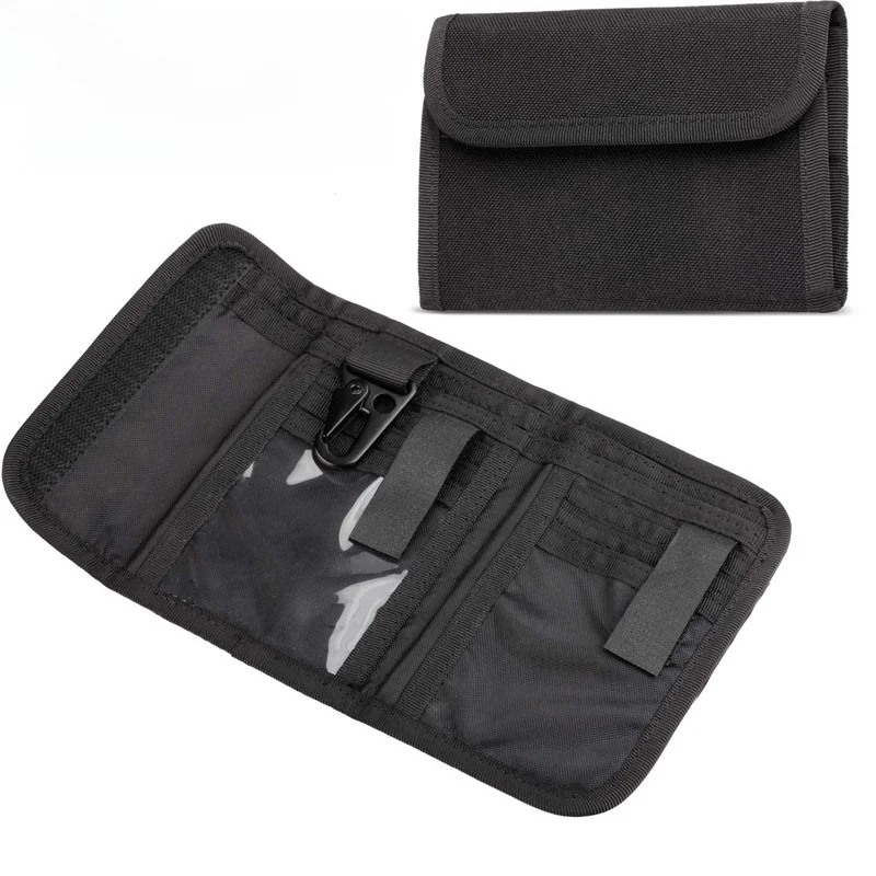

Tactical Nylon Wallet Multi-Function Card Holder for Military Fans 000D Nylon Card Case ex Sports Outdoor Bag