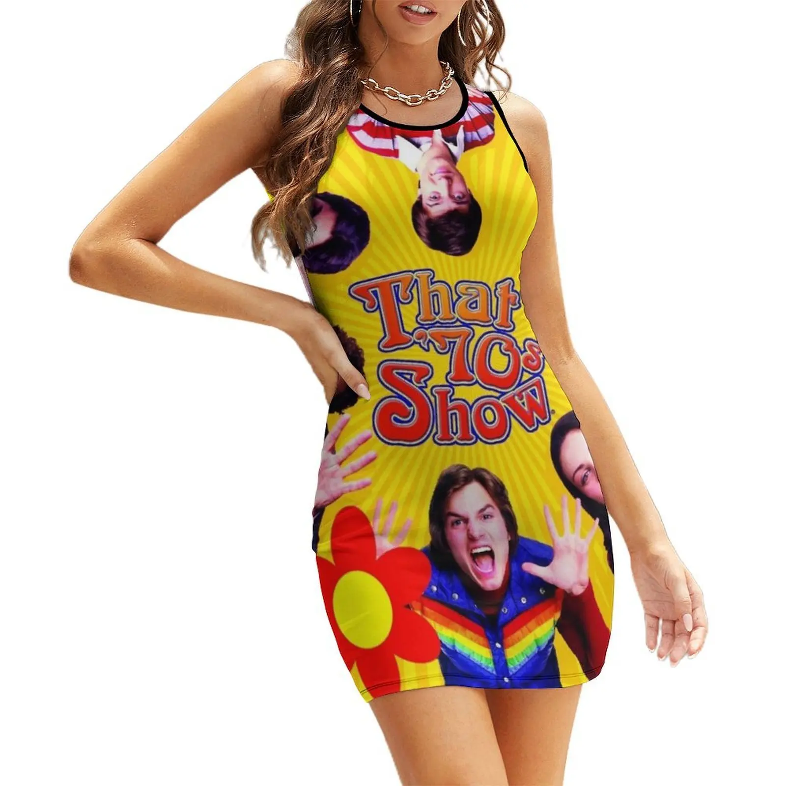 

That 70s Show (1998-2006) Tv Show Sleeveless Sundress Women's summer dress luxury dresses Woman fashion