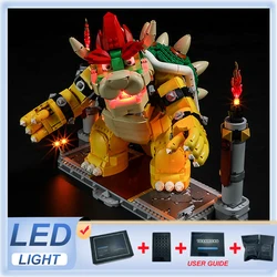 DIY LED Light Kit For LEGO 71411 The Mighty Bowser   (Only LED Light,Without Blocks Model)