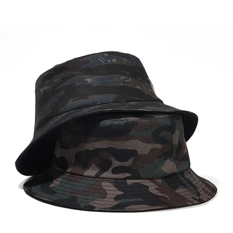 2024 Camouflage Bucket Hat for Men Casual Cotton Fisherman Cap Outdoor Sports Hunting Hat Women Gorro Fishing Hats