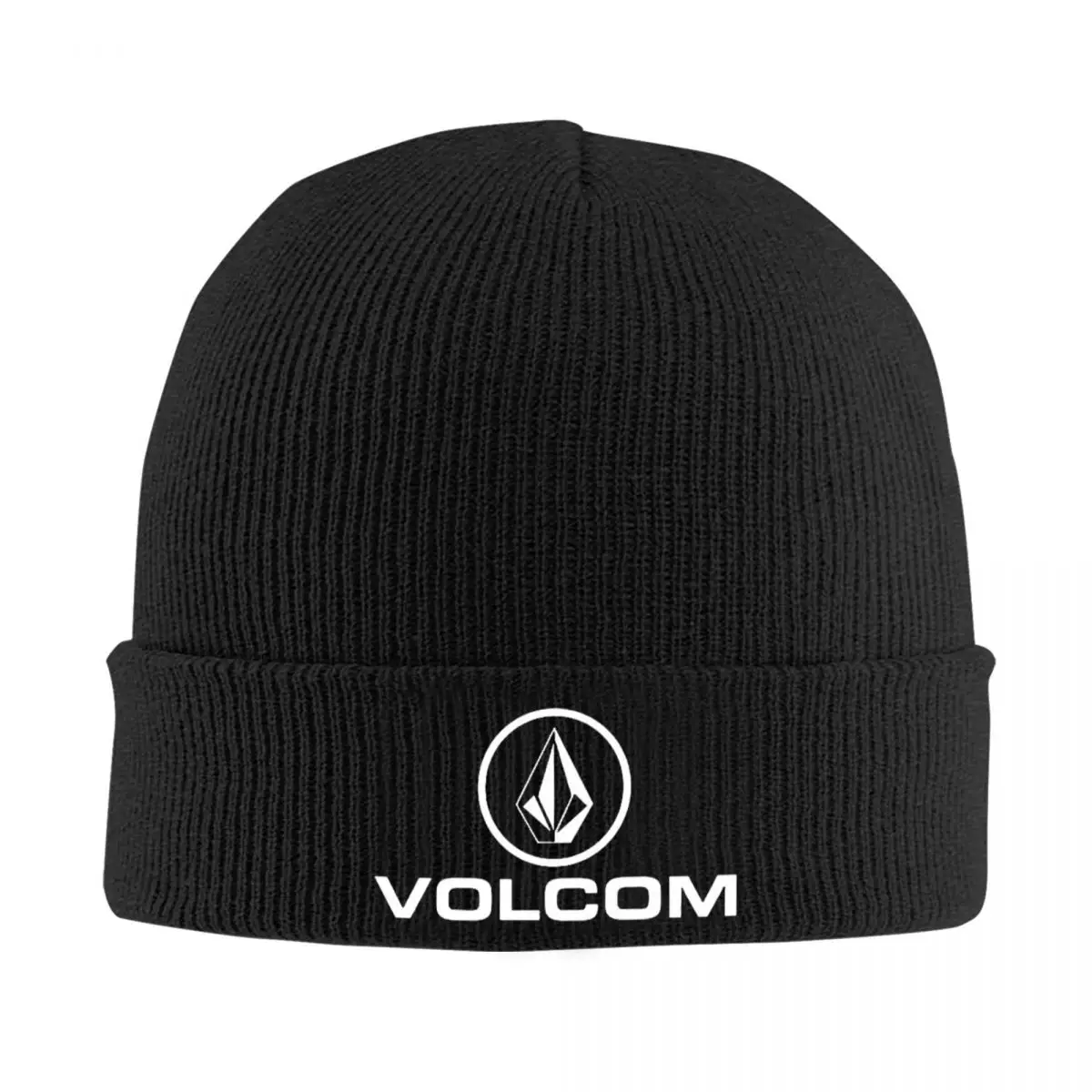 Volcom Warm Knitted Cap Fashion Bonnet Hat Autumn Winter Outdoor Beanies Hats for Men Women Adult